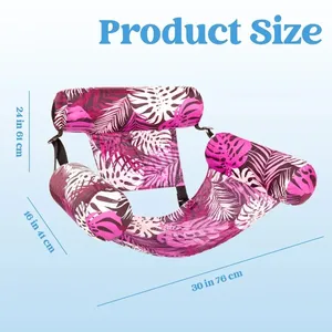 1 Pack Heavy Duty Inflatable <strong>Pool</strong> Lounge <strong>Chair</strong> Portable Floating Recliner Adults Swimming <strong>Pool</strong> Lake Beach Summer Relax Made - Product Image 3