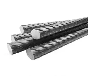 Laminados a quente HRB335 HRB500 Médio-Alto Baixo-Carbono Reforçar Rebar De Aço Deformado Aço Carbono Ferro Rod Construção Rebar