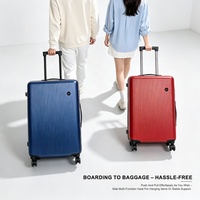 Bagages à roulettes personnalisés de 20/24 pouces |   Fermeture éclair anti-éclatement pour PC |   Serrure TSA |   Léger et imperméable |   Coffret cadeau exclusif Mark