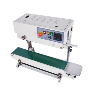 Machine de scellage verticale FR-770 pour sacs plastiques et manchons rétractables, scelleuse à bande continue verticale - Product Image 5