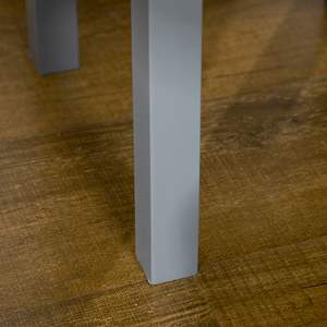 Mesa auxiliar de 2 niveles con cajón, mesa auxiliar estrecha gris con estante inferior para sala de estar o dormitorio - Product Image 2