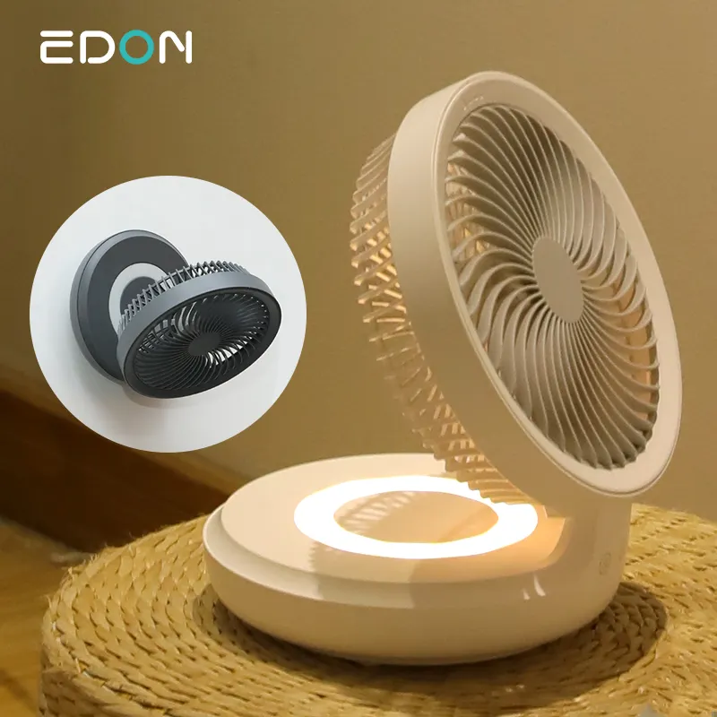 Ventilatore da tavolo ad alta velocità pieghevole da 4000mAh led mini ventilatore