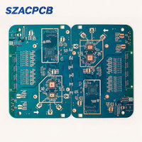 SZACPCB Prototype de circuit imprimé haute vitesse, rigide, simple face, masque de soudure noir, carte de circuit imprimé personnalisée pour les dispositifs automobiles et médicaux