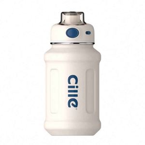 Termo Ciile de Acero Inoxidable, Doble Pared Aislada, Mantiene Temperatura 6-12H, Botella Térmica para Viaje, Diseño Moderno, Tapa Antiderrames - Product Image 3
