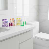 Nouveau 2026 : Seringues nettoyantes pour cuvette de toilettes à gel jetables, 6 fleurs, parfum naturel, désodorisant, élimination des taches