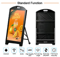 Écran d'affichage publicitaire vertical de 43 pouces, écran numérique LCD Android 4K pour menu de restaurant