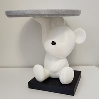Moule en silicone pour impression 3D : Plateau Ours Polaire Détachable, Boîte à Bijoux, Création de Décoration de Bureau, Service d'Impression 3D