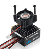 Hobbywing XERUN XR10 Justock ESC sans balais à capteur, 60A 2-3S LiPo pour voiture de course RC tout-terrain et de tourisme à l'échelle 1/10 1/12