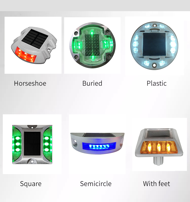 12 лет завода бесплатный образец высококачественный светодиодный отражающий алюминиевый кошачий глаз Солнечный Дорожный шпилька