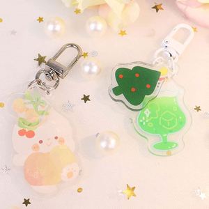 Custom Cartoon Anime Resin <b>Keychain</b> Holographic Design UV Printed Acrylic Metal Alloy Cute Plastic Keyring Charms <b>Personalized</b> - Product Image 4