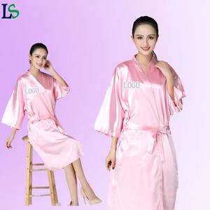 Albornoz de Lujo de Alta Calidad para Peluquería, Albornoz de Spa con Logotipo Personalizado para Mujer, Albornoces de Belleza, Kimono para Clientes de Salón - Product Image 6