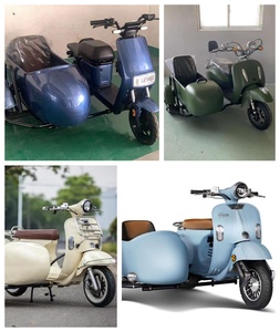 Scooter électrique latéral 60V Désactiver Adulte 45 km/h (24.9mph) Frein à disque <span class=keywords><strong>Tricycle</strong></span> Mobilité Sidecar - Product Image 2