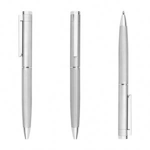 Elegante Bolígrafo de Metal Duradero con Clip, Escritura Suave, Novedoso para Promoción Empresarial, Oficina y Uso Diario - Product Image 3