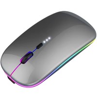 Signal d'alimentation rechargeable 2.4G double Mode souris de jeu OEM USB ordinateur rvb LED optique alimenté par batterie pour ordinateur portable