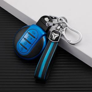 Étui de clé de voiture en TPU avec porte-clés de voiture pour BMW <span class=keywords><strong>Mini</strong></span> COOPERS F54 F55 F56 F57 F60 R55 R56 R57 R58 R59 R60 S Roadster - Product Image 4