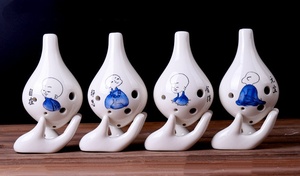 ขลุ่ยโอคาริน่า 6 รู ทำจากเซรามิก สำหรับมืออาชีพและผู้เริ่มต้น ฝึกซ้อม เล่นดนตรี ขายส่ง - Product Image 3