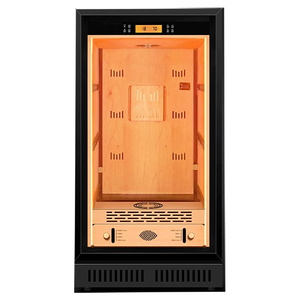 Humidor de Cigarros Independiente de Acero Inoxidable de 68L con Compresor de Gas, Eliminación de Amoníaco, Bandejas de Cedro, Panel Táctil y Funciones Ecológicas Automáticas - Product Image 3