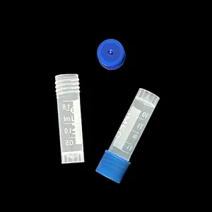 Wegwerp Plastic Cryogene Flacon Laboratoriumtest Levert Cryogene Reageerbuis 1.8Ml Externe Spiraal Bevroren Flesje Buis