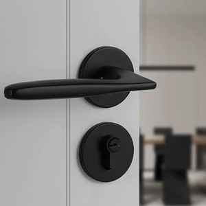 Großhandel Moderne Minimalistische Zinklegierung Türgriffe, Geeignet für Schlafzimmer & Apartments - Product Image 2