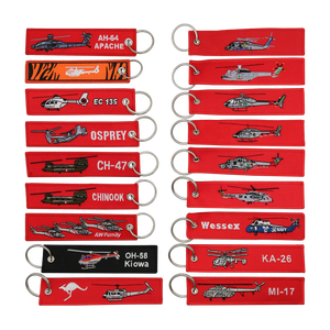 Tùy chỉnh thiết kế phi công máy bay hải quân coastguard thêu Keychain máy bay phản lực <span class=keywords><strong>tag</strong></span> thêu vòng chìa khóa <span class=keywords><strong>tag</strong></span> - Product Image 1