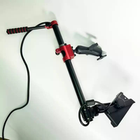 Support de fixation Yak Outdoors en aluminium durable pour transducteur LiveScope, 50/110 cm, avec rotule de 1,5 pouce, pour kayak, bateau, détecteur de poissons