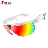 Lunettes Intelligentes IA 2026 W640 avec Caméra 8MP, Lunettes de Soleil pour Cyclisme et Course à Pied, Traduction ENC, Verres Irisés, Étanchéité IP66