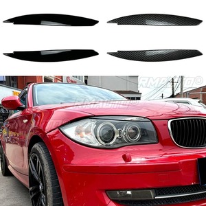 For BMW E81 E82 E87 E88 2008-2013 Auto <b>Head</b> Light Lamp Eyelids Eyebrow Headlight Decoration Car <b>Styling</b> Trim Car Accessories - Product Image 2