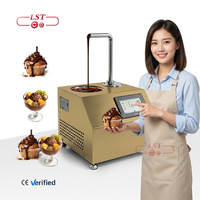 Nieuwe 5,5L Elektrische Melkchocolade Smelt- en Temperatiemachine Automatische Touchscreen Dispenser voor Bakkerij Desserts