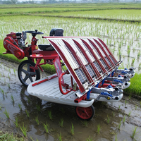 Repiqueuse de riz électrique manuelle 2/4/6/8 rangs, machine agricole de plantation