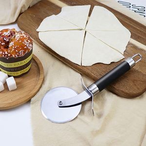 Cortadores y Ruedas de Pizza Plegables de Acero Inoxidable 430 Antideslizantes y Sostenibles, Herramientas de Repostería con Rueda Única para Restaurantes Creativos - Product Image 1