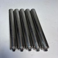 Rouleau de guidage non motorisé en acier inoxydable galvanisé avec double pignon, rouleau de convoyeur entraîné et entraîné par une force externe pour ligne d'assemblage