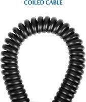 Câble Micro USB vers Micro USB spiralé mâle-mâle haute vitesse 1M