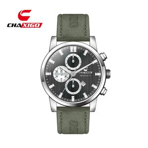 <span class=keywords><strong>CHAXIGO</strong></span> 6707-9 패션 트렌드 남성용 시계 틈새 다목적 비즈니스 스타일 가죽 스트랩 라운드 다이얼 방수 스포츠 시계 - Product Image 6