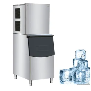 Commercial Ice Cube Machine 300 Kg 400kg 500kg Ice Cube Machine Maker for Shops in Philippines Africa