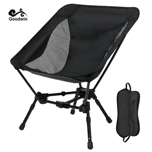 Compact Backpacking Folding Chair Lawn Chairs Folding With Side Pockets Lightweight For Hiking