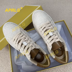 Nuevas Zapatillas Deportivas de Lujo para Mujer, con Cordones, Plataforma, Cuero Genuino, Ligeras, para Primavera - Product Image 4