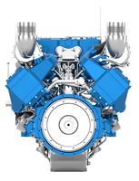 Moteur de bateau Weichai Baudouin Motor 1400hp Marine 12M33.2 Series 1800rpm diesel Engine
