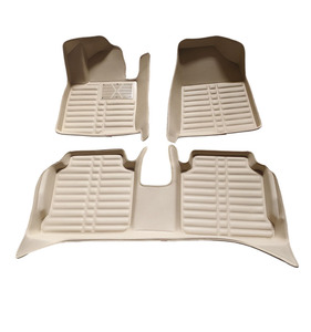 Juego Completo de Lujo 2026 de 3 Piezas, Alfombrillas de Cuero PVC Impermeables de 8MM de Grosor para el Interior del Automóvil - Product Image 2