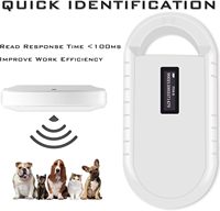 Lector de Microchip RFID Portátil para Animales, FDX-B, 134.2KHz, Etiqueta de Oreja para Animales, Lector de Microchip para Mascotas