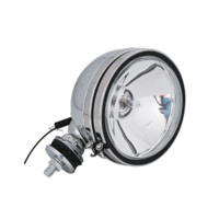 Projecteur universel chromé halogène, phare antibrouillard de remplacement, accessoire de projecteur, modèle de 156 mm de diamètre