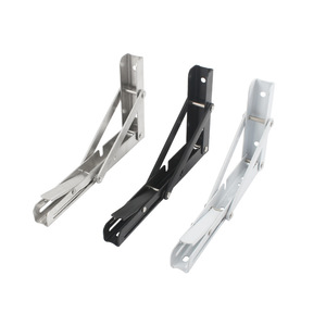 Spring <b>Bracket</b> Stainless Steel Wall Mount Wardrobe Shelf Support Durable Modern Simple Style - Product Image 1