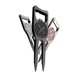 PRIMUS GOLF Gran oferta Regalo Metal Logo Golf Ball Marker Abrebotellas Reparación Golf Divot Tool