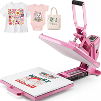 Nouvelle presse à chaud numérique semi-automatique électrique 15x15 pouces pour vêtements – Machine de transfert thermique pour T-shirts conviviale