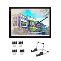 Vente directe d'usine, planche lumineuse à dessin LED A3, boîte à lumière en acrylique, tablette lumineuse, planche à dessin, planche d'écriture translucide