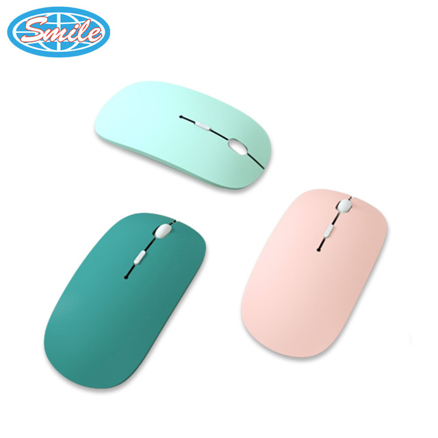 Hot Selling High-Quality BT5.0 2.4G Super Thin Silent Wireless Mouse 7-Color LED Light Rechargeable Mouse