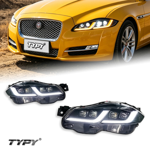 Feux avant à LED TYPY pour Jaguar XJL 2012-2019 avec feux de jour et clignotants séquentiels - Product Image 1