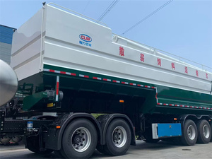 Camion de transport de granulés diesel 6x4 avec benne basculante, utilisé pour la livraison de céréales et d'aliments pour volailles, camion-citerne à silo pour poudre - Product Image 6