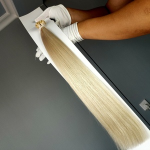 ต่อผมแท้แบบเรมี่ ยี่ห้อ Jasmine Beauty KTips  แบบ Double Drawn  ชนิดเคราตินแบบแบน  ต่อผมแบบเวอร์จิ้น  ขายส่ง - Product Image 5