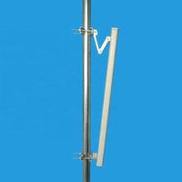 Antenne sectorielle directionnelle double 4G LTE H65V7 à 2300-2700 MHz, 2 x 18 dBi, polarisation 45° pour station de base et répéteur