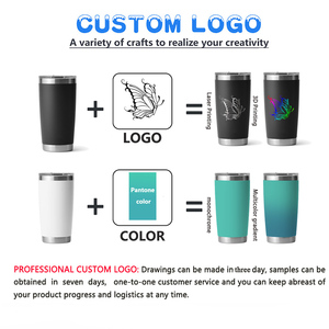 แก้วมีฝาปิดและหลอดดูด ขนาด 20 ออนซ์ สีขาว ผนังสองชั้น สแตนเลสสตีล ป้องกันการรั่วซึม แก้วน้ำเก็บความร้อนสุญญากาศแบบพกพา พร้อมฝาปิด - Product Image 2